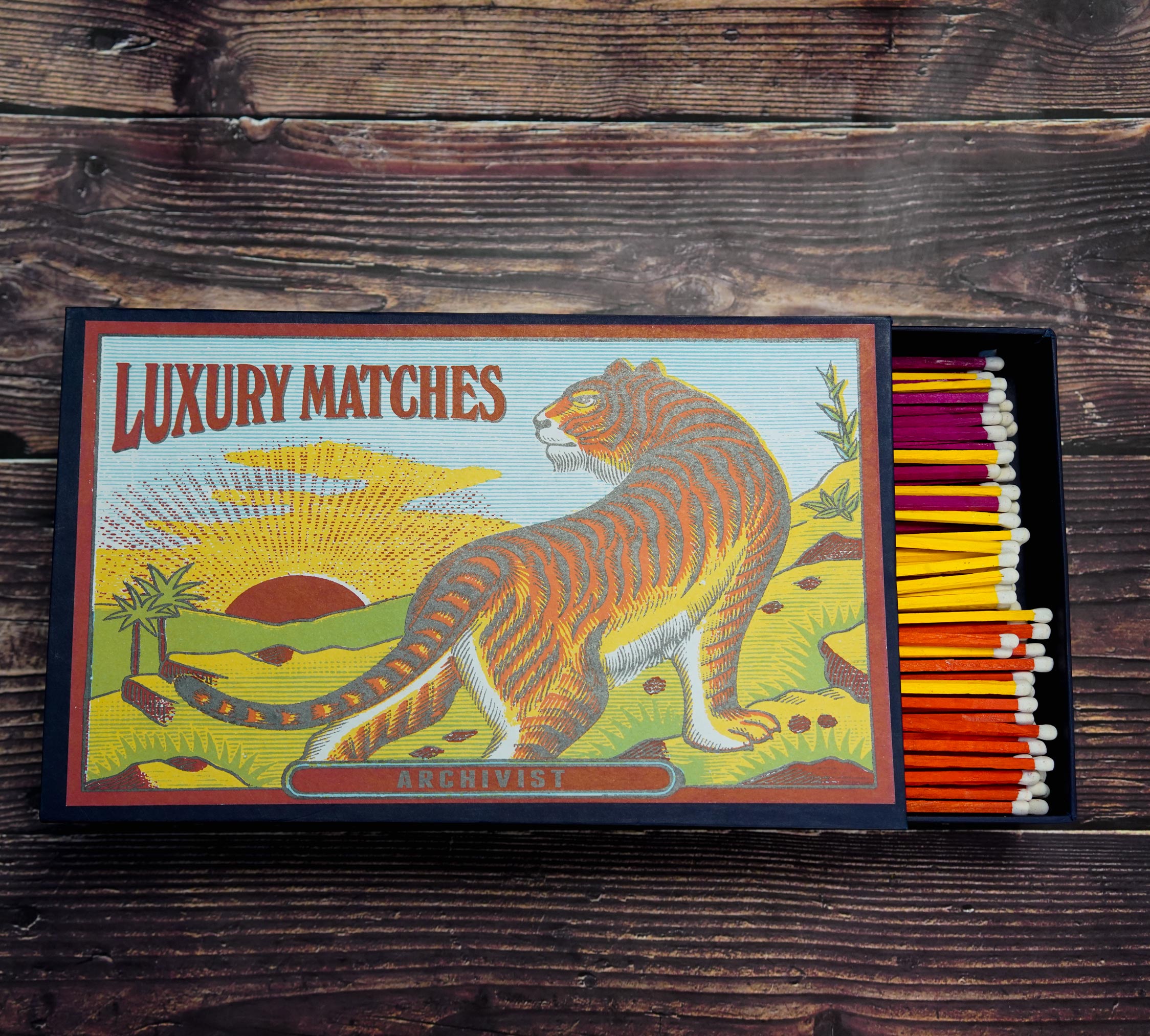 Luxury Matches - Double Drawer Matchboxes - Archivist - from Archivist  Gallery - Archivist Gallery