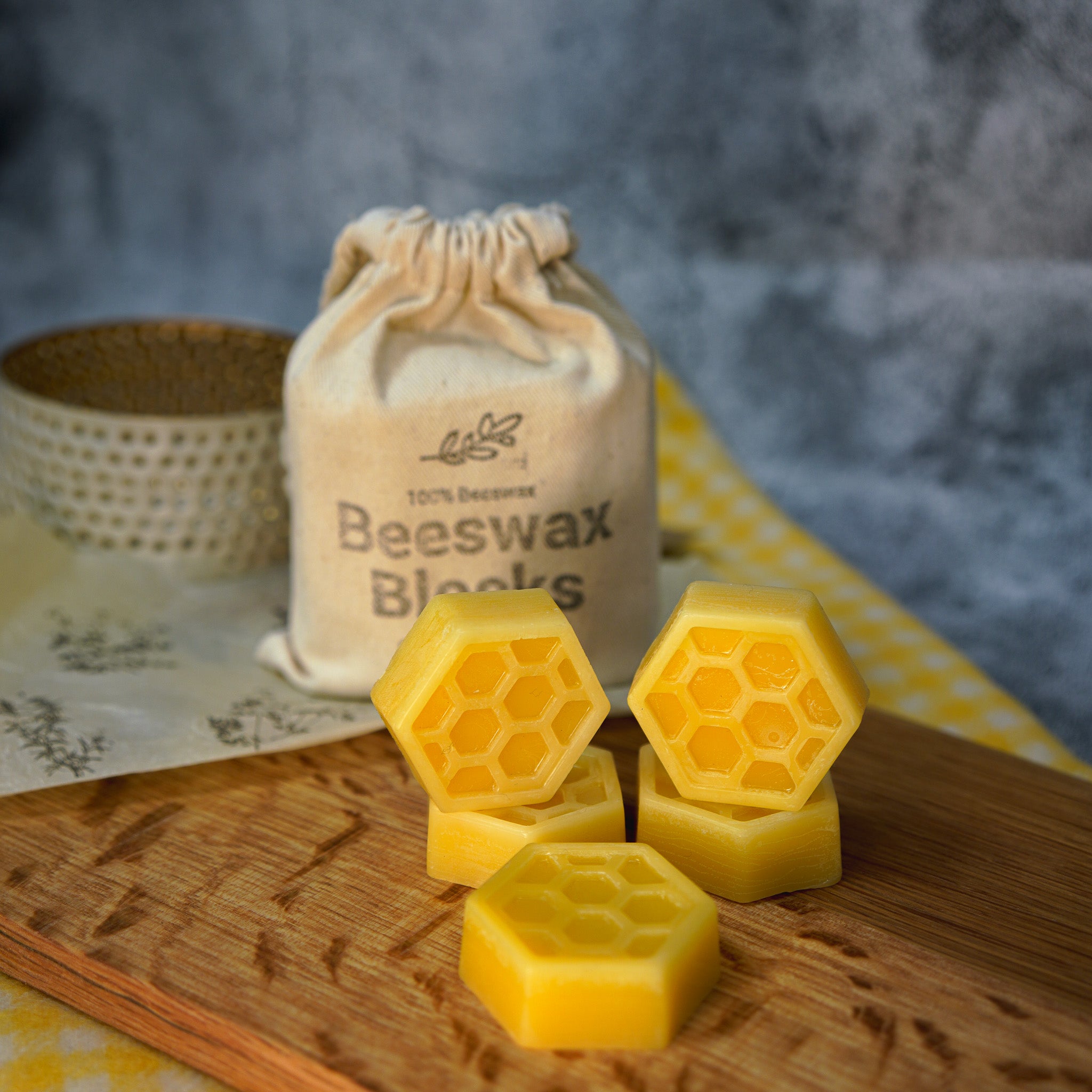 Pure Beeswax Block - 8 oz- great for crafting — Honeyrun Farm