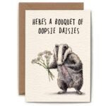 Oopsie Daisies Card - Apology Card