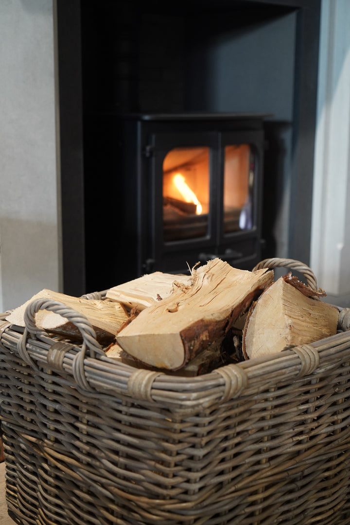 Square Basket with Ear Handles