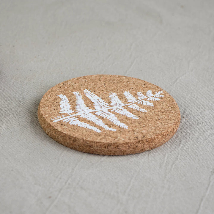 Liga Cork Fern Coasters