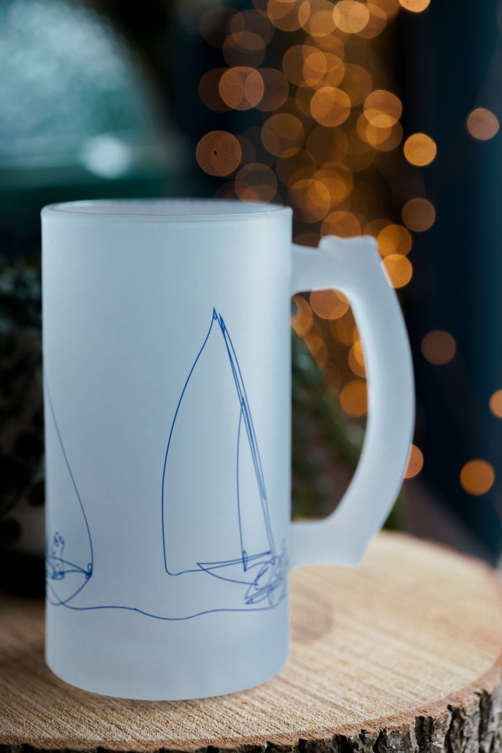 Regatta Frosted Beer Stein