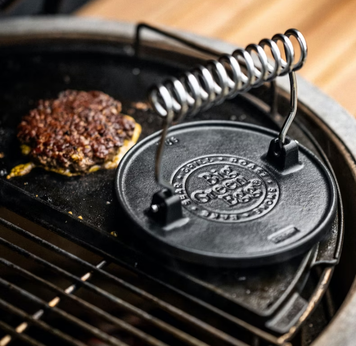 Cast Iron Burger Grill Press