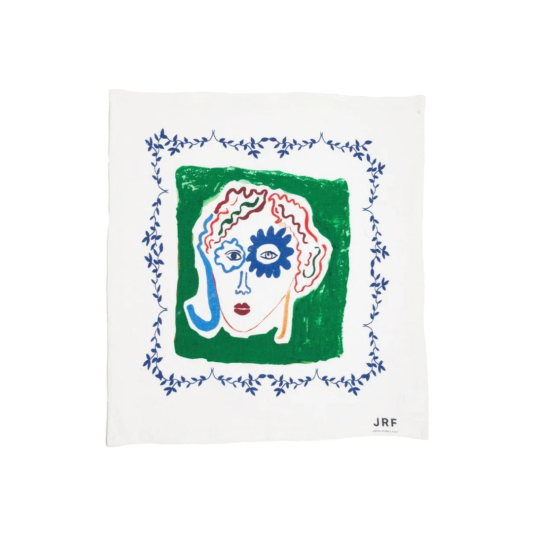 Linen Table Napkin / “The Woman's Head”