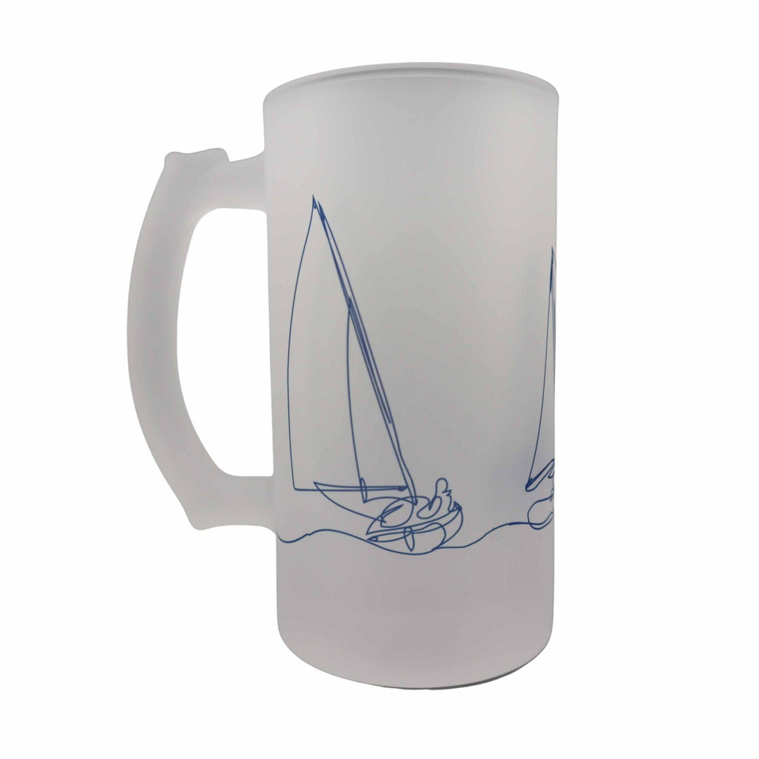 Regatta Frosted Beer Stein