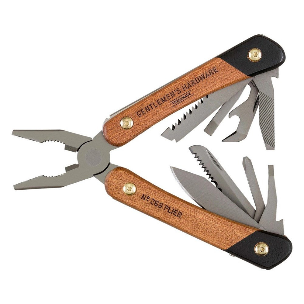 Plier Multi-Tool Wood & Titanium Finish