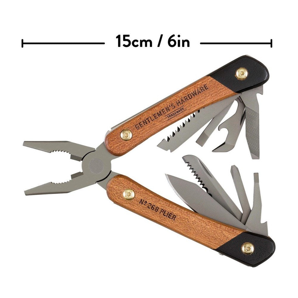 Plier Multi-Tool Wood & Titanium Finish