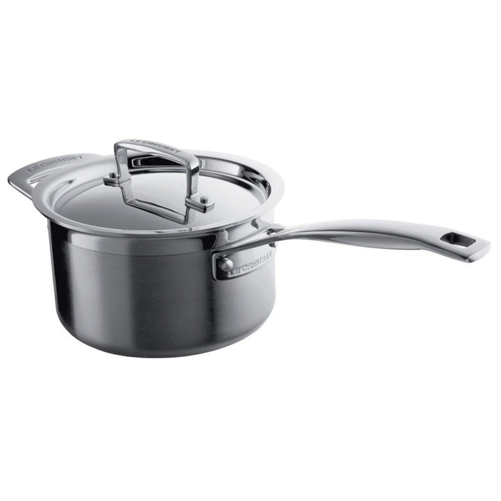 3-Ply Stainless Steel Saucepan with Lid