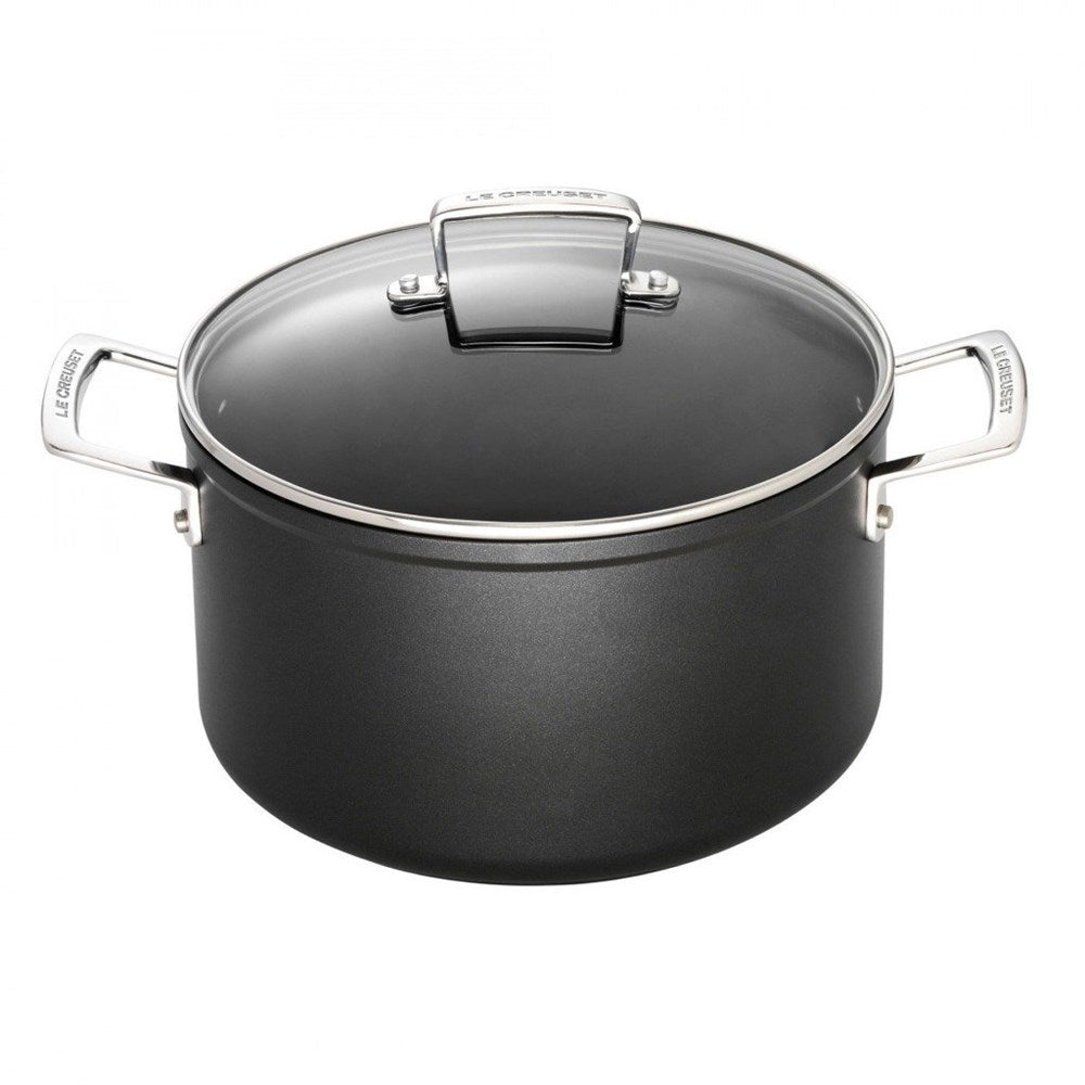 Toughened Non-Stick Deep Casserole with Glass Lid