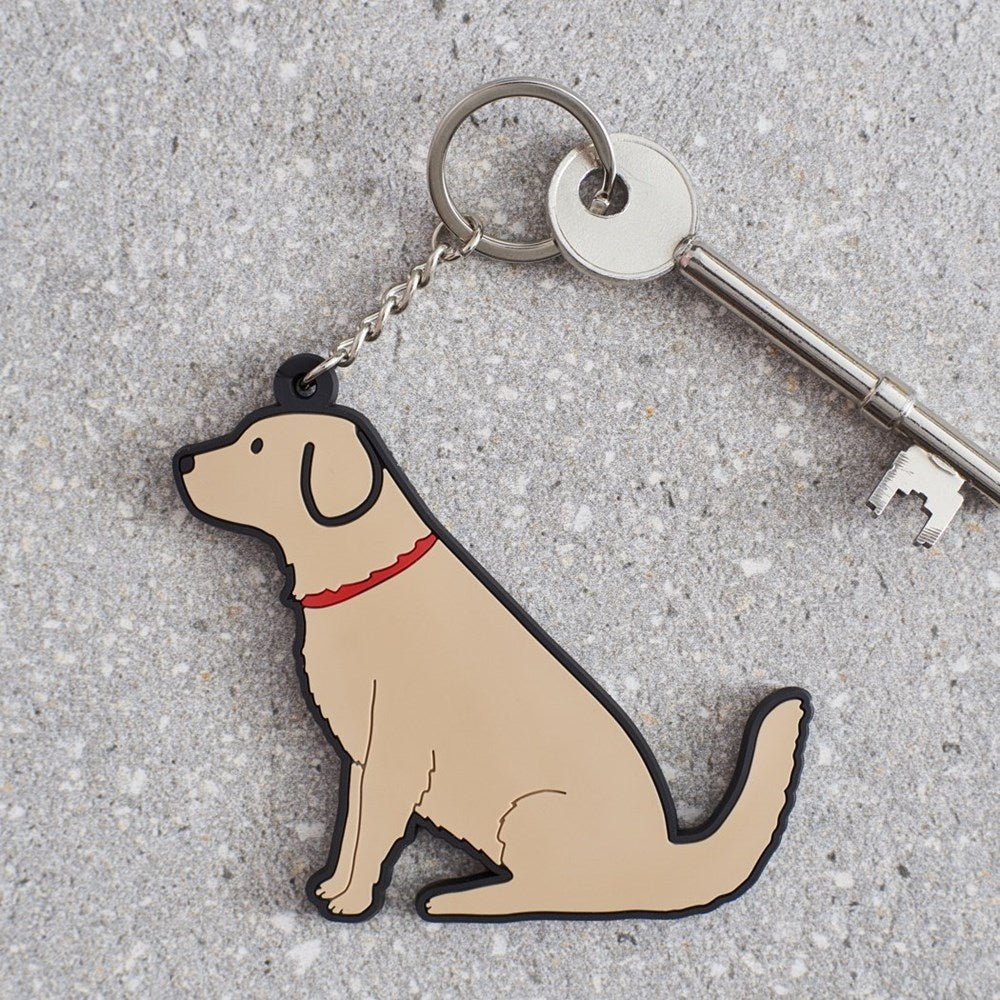 Golden Retriever Keyring