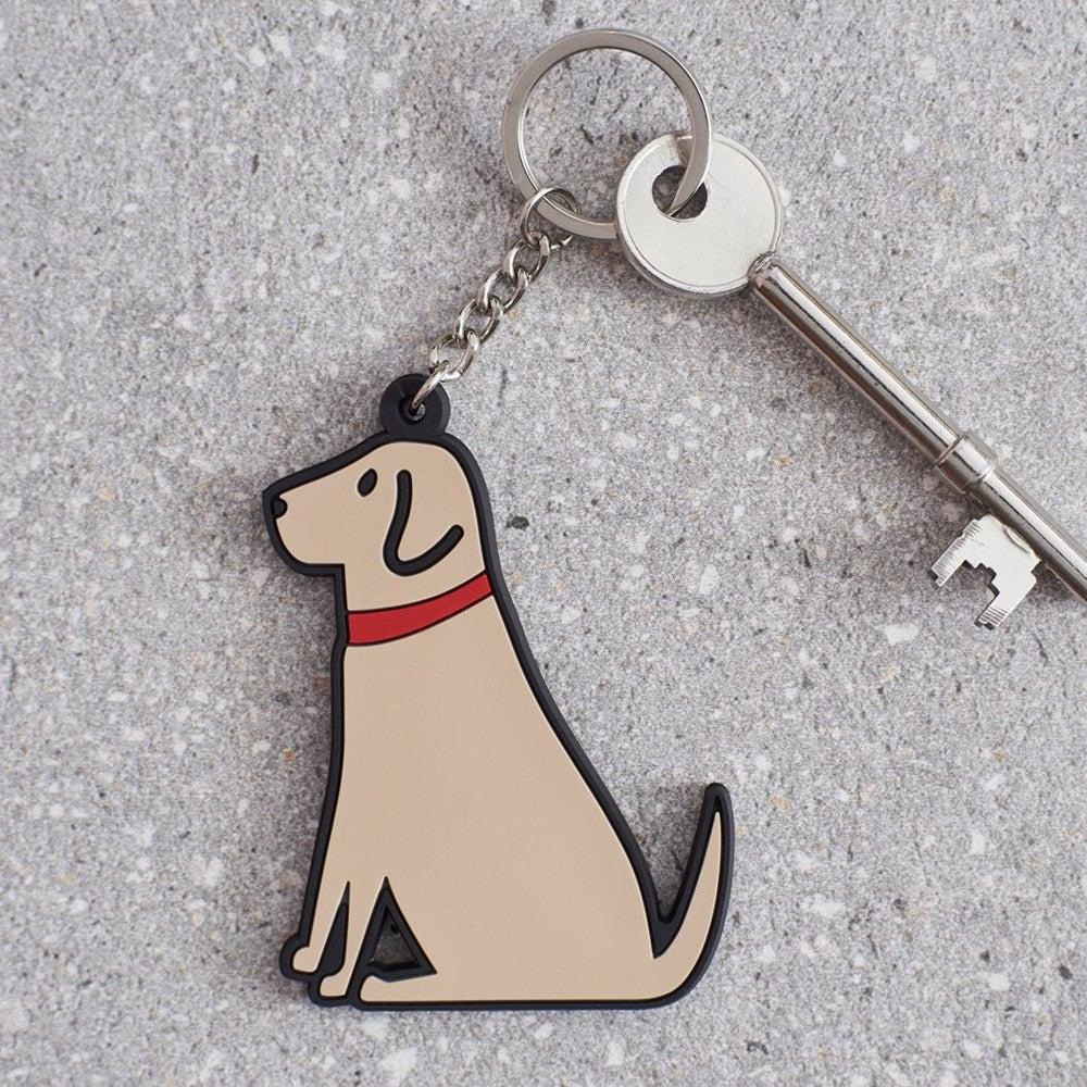 Yellow Labrador Keyring