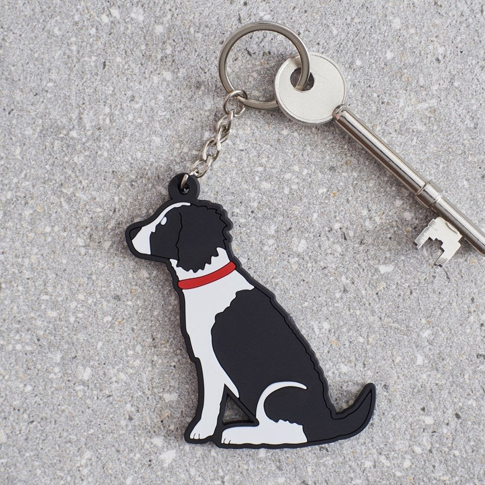 Black Springer Spaniel Keyring