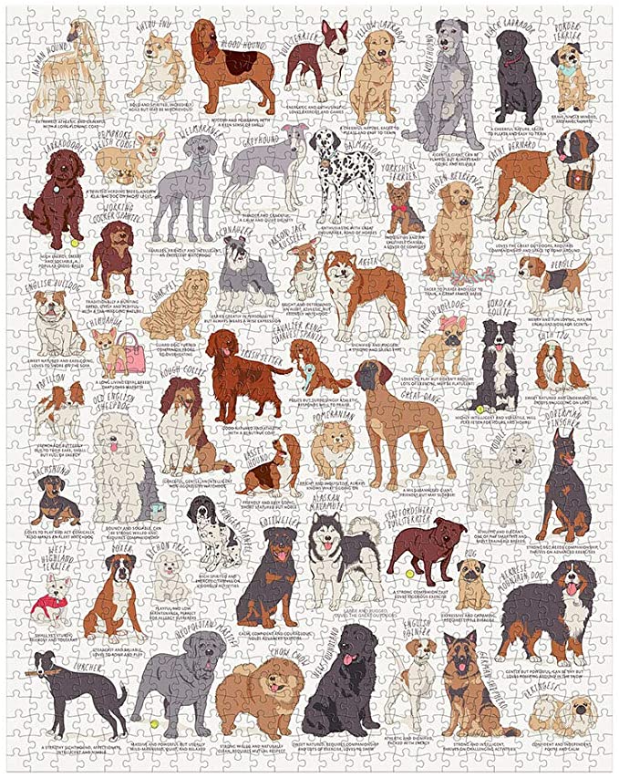 Dog Lovers 1000 Piece Jigsaw Puzzle