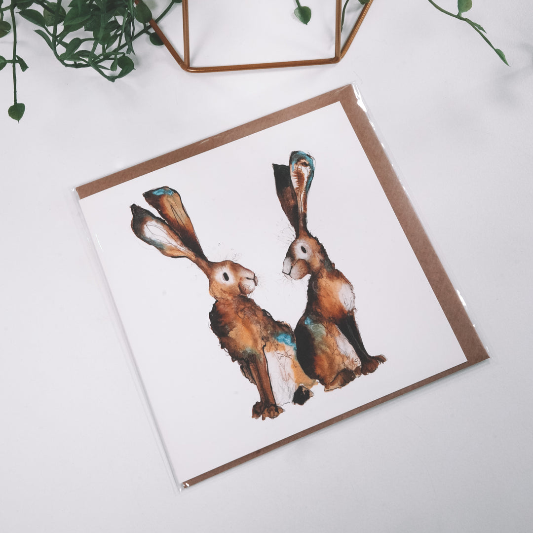 Albus and Alba Hare Card for all Occasions