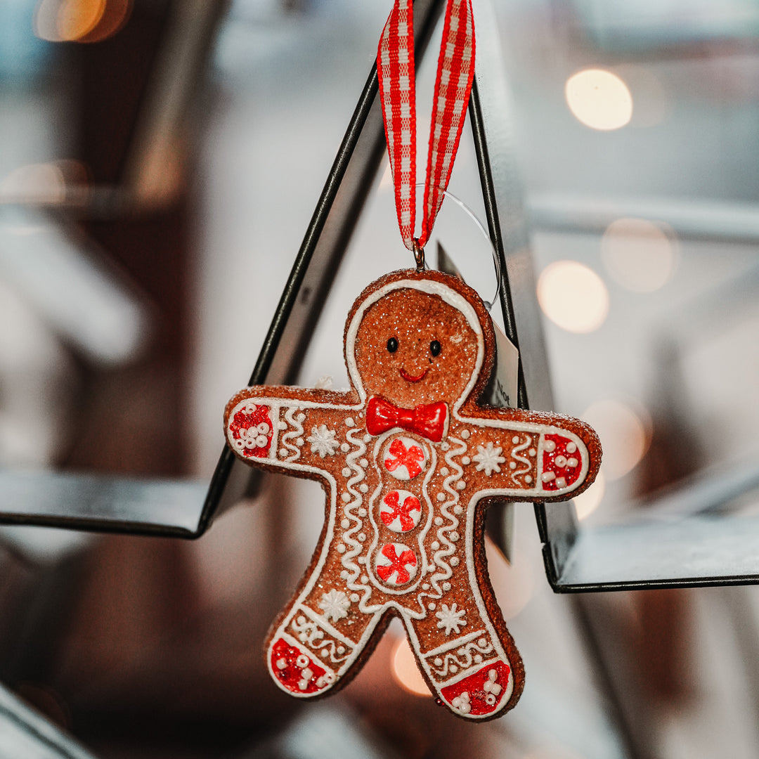 Resin Gingerbread Man Decoration