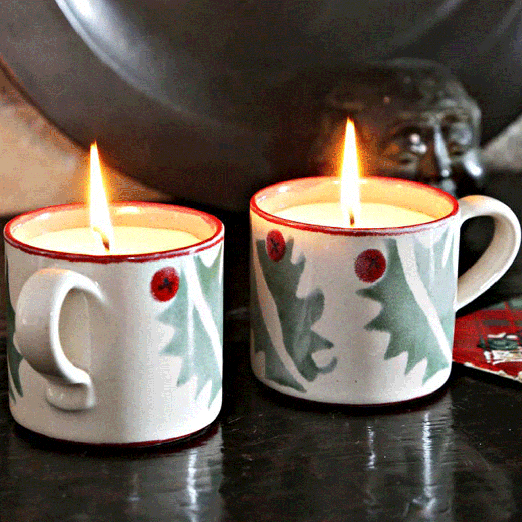 Holly Small Candle Mug