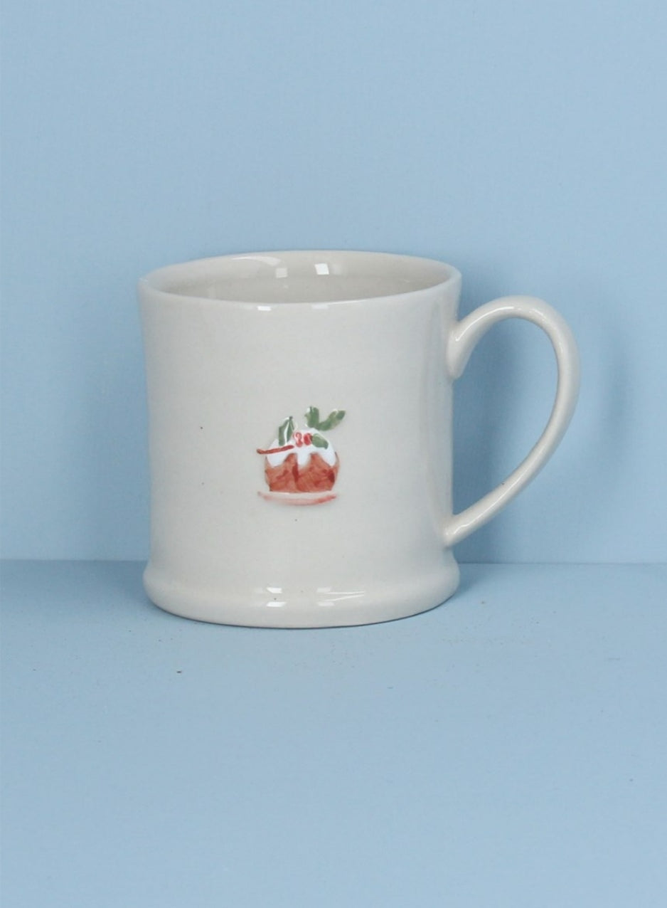 Ceramic Mini Mug w Plum Pudding