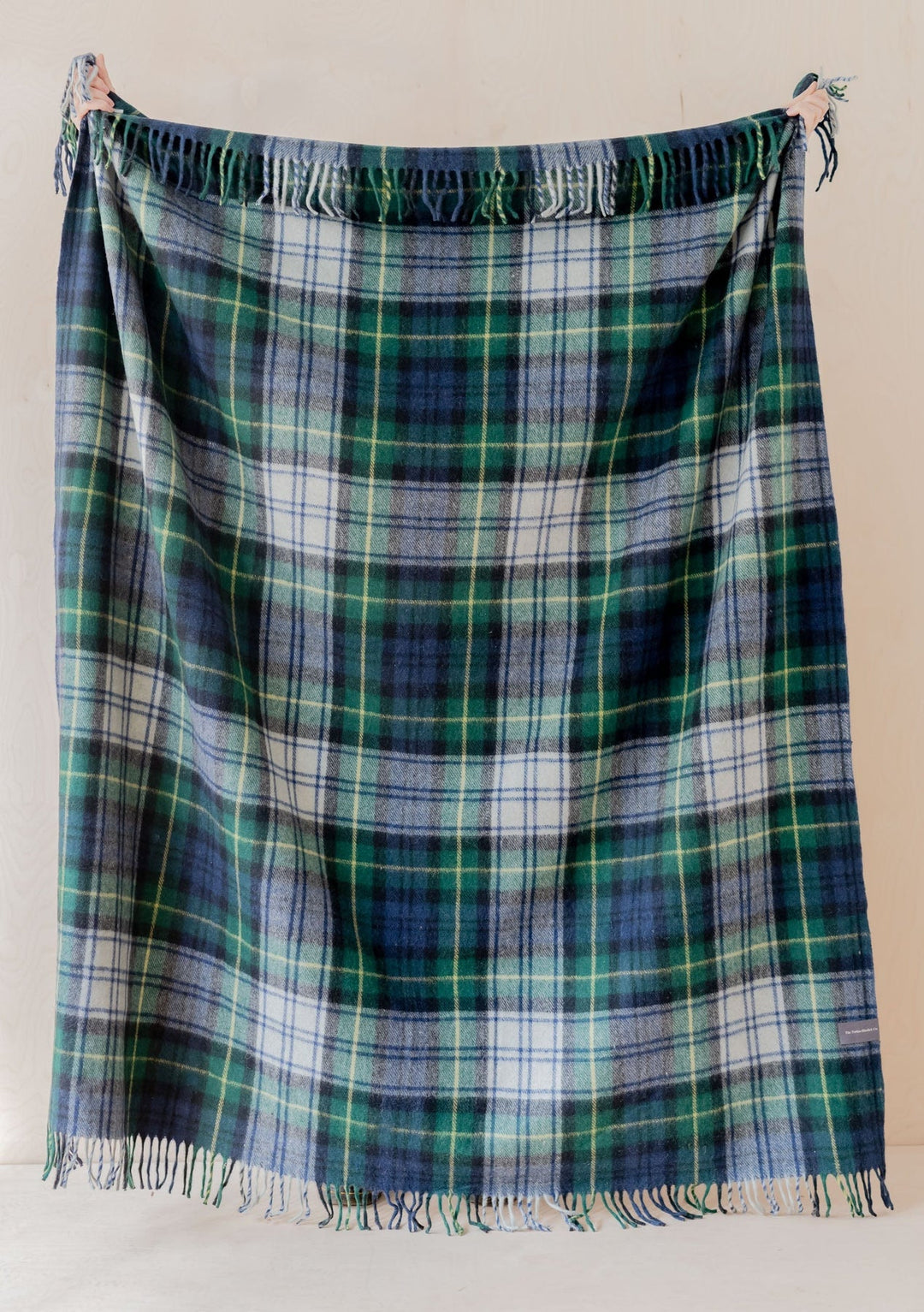 Recycled Wool Blanket in Gordon Dress Tartan