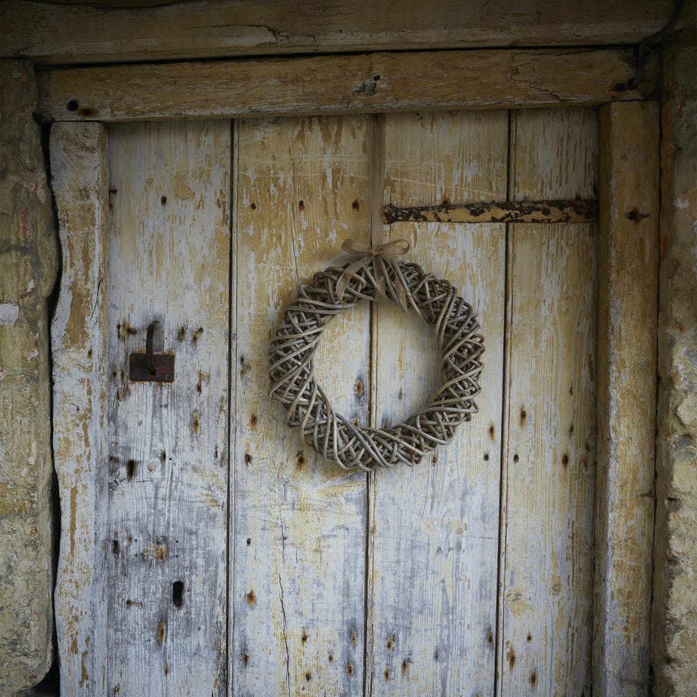 Small Rattan Door Wreath