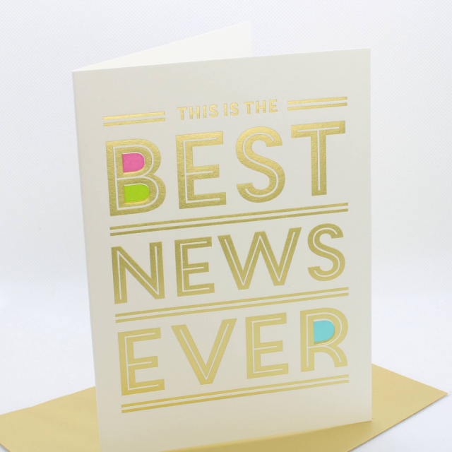 Best News Ever Card